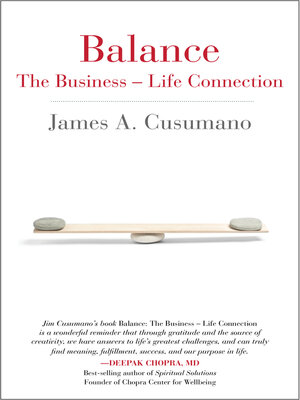 cover image of Balance: the Business--Life Connection